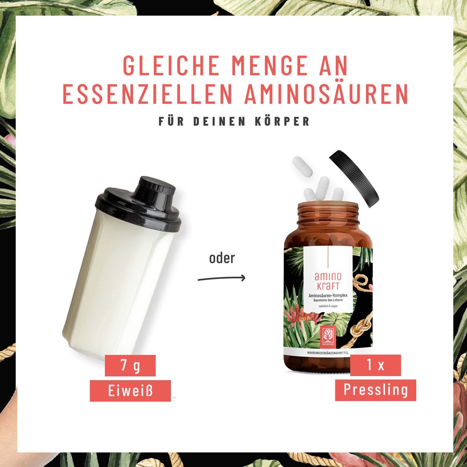 Naturtreu Essential Amino Acids with High Bioavailability